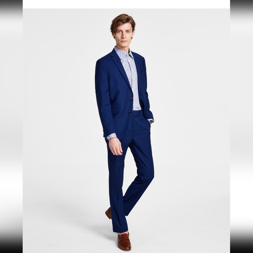 Kenneth Cole Techni-Cole Slim Fit Men's 3 Piece Suit
